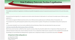 Desktop Screenshot of iranembassy.com
