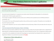 Tablet Screenshot of iranembassy.com